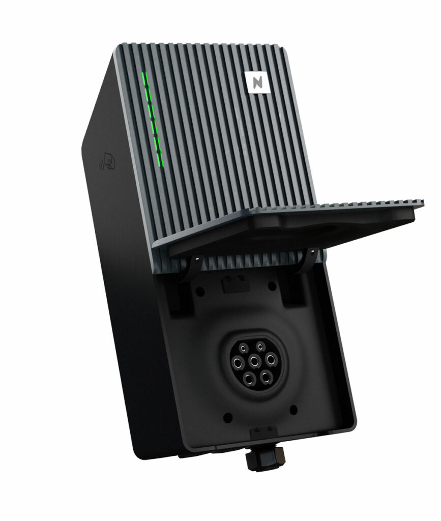borne watt charge panneau ouvert